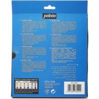 Etui de 24 tubes de peinture aquarelle fine 12ML - PÉBÉO