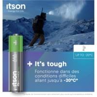 Pack 4 Piles Rechargeables PRO AAA NiMH 930 mAh Appareils photo Manettes Jouet - ITSON