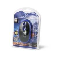 Souris optique sans fil Vulture 3D TM116B Bleue - TITANUM