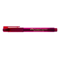Stylo feutre Fineliner Broadpen pointe large rouge - Faber-Castell