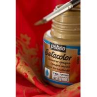 Flacon 45 ml Peinture SETACOLOR opaque pour textiles Or Riche Moiré - PÉBÉO