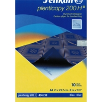 Pochette de 10 feuilles Papier Carbone Plenticopy 200H Bleu - Pelikan