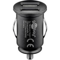 Chargeur de Voiture Dual-USB (12 W) 12 W max. 2,4 A (12/24 V) 2x USB - GOOBAY