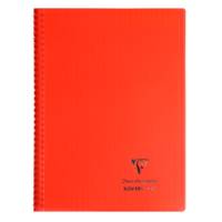 Cahier protège-cahier Koverbook Piqué Polypro A4 160 P Seyes Coloris Aléatoire - CLAIREFONTAINE