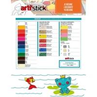 Tube 75ml Arti'Stick Peinture fenêtre repositionnable JAUNE - PÉBÉO