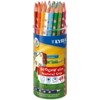 Groove Slim - Pot 48 crayons de couleur - LYRA