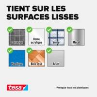 Pack 6 Powerstrips Languette Adhésive 3Kg pour Carrelage et Métal - TESA
