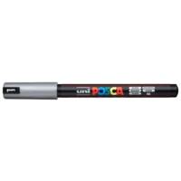 Marqueur pointe calibrée extra-fine pc1mr 0,7mm argent - POSCA