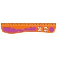 Règle plate Kidy Grip en plastique 20 cm Coloris aléatoire - MAPED