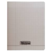 Cahier piqué POLYPRO 24x32 cm 48p séyès 90g Gris - Clairefontaine