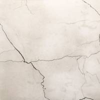 Table pied noir 70x70cm lune blanche - intérieur - RestooTab