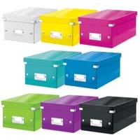 Boîte de rangement pour DVD Click&Store coloris WOW Bleu - LEITZ