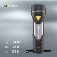 Lampe de Poche 14 LEDs Inclus 2 Piles Longlife Power D LR20 - VARTA