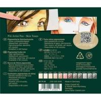 Box Pitt Artist Pen pointe pinceau B 12 couleurs chair - FABER-CASTELL