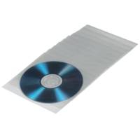 Pochettes de protection pour CD/DVD, paquet de 50, Transparent - HAMA