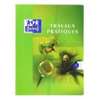 Cahier TP piqûre 17x22 cm 48 pages Seyès+48 pages unies coloris aléatoires - OXFORD