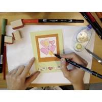 Feutre Dessin Double Pointe ABT Set de 6 couleurs primaires - TOMBOW