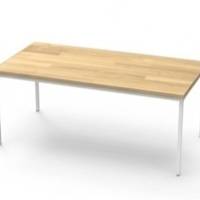 Bureau compact 140x70 cm bois de réemploi - SEVE Mobilier