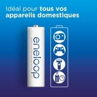 Eneloop Pack 4 Piles Rechargeables Micro AAA 800mAh - PANASONIC