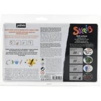 Set 12 Marqueurs SKRIB Peinture Acrylique Couleurs Classique - PÉBÉO