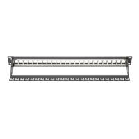 Panneau de brassage modulaire 19" 24 ports Noir - DIGITUS