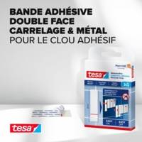 Pack 6 Powerstrips Languette Adhésive 3Kg pour Carrelage et Métal - TESA