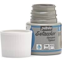 Setacolor Flacon 45ml Peinture pour Tissu Opaque Gris - PÉBÉO