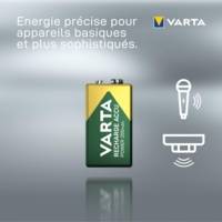 Pile rechargeable NiMH 9v 200 mAh - VARTA