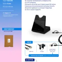 Base DECT Jabra Engage 65 reconditionnée