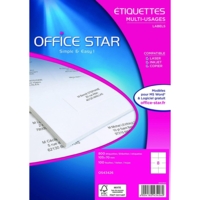 Boite de 800 étiquettes multi-usage blanches 105X70mm OS43426 - AVERY ZWECKFORM
