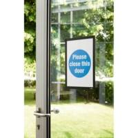 Pack 2 Cadres d'affichage Auto Adhésif Magnétique DURAFRAME A4 Blanc - DURABLE