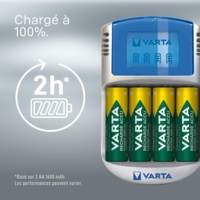 Chargeur LCD Charger 2/4 Piles avec Adaptateur 12 V - VARTA