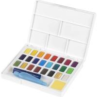 Aquarelles en godets, boîte de 24 - FABER-CASTELL