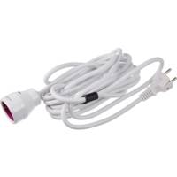 PowerExtention 5 m blanc magenta Type F interrupteur rotatif - ALLOCACOC
