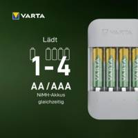 Chargeur ECO Charger Pro Recycled pour AA/AAA livré sans piles - VARTA
