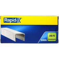 Bte de 5000 agrafes standard 26/6 galvanisé - Rapid
