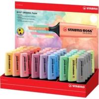 Surligneur BOSS ORIGINAL Pastel, présentoir de 45 - STABILO