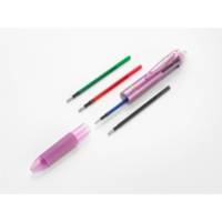 Pack 2 recharges FriXion Ball 4 couleurs - Encre gel effaçable - Pointe fine Bleu - PILOT
