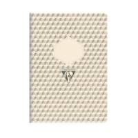 Carnet piqûre textile 14,8x21cm 64pages 5x5 - CLAIREFONTAINE