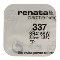 Pile bouton Silver Oxyde 337 / SR416 SW 0% mercure - RENATA