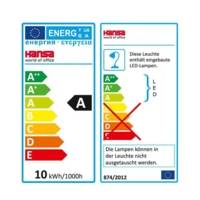 Lampe de bureau LED Vario Plus, argent - HANSA
