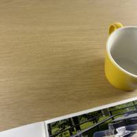 Plateau de table rond Chene Miel - RestooTab