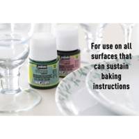 Set 10 flacons 45ml peinture Vitrea 160 assortis brillant - PÉBÉO