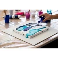 Kit Pouring Expériences 47 Pièces Peinture Acrylique Pré-mélangée Prête à l'Emploi - PÉBÉO