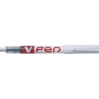 Stylo Plume Jetable Effaçable V-Pen Pte Moyenne Rouge - PILOT