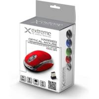Souris sans Fil HARRIER 2.4GHZ Optique 3D USB Rouge - EXTREME