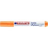 Marqueur pour textiles 4500 Orange fluOrescent 2-3 mm - EDDING