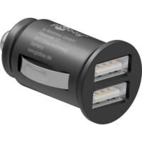 Chargeur de Voiture Dual-USB (12 W) 12 W max. 2,4 A (12/24 V) 2x USB - GOOBAY