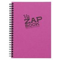 1/2 Zap Book spiralé 80 Feuilles 14,8x21 80g coloris aléatoire - CLAIREFONTAINE
