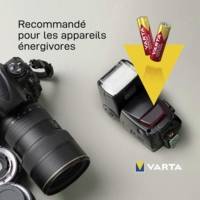 Pack de 4 piles Longlife Max Power AA Mignon LR06 - VARTA
